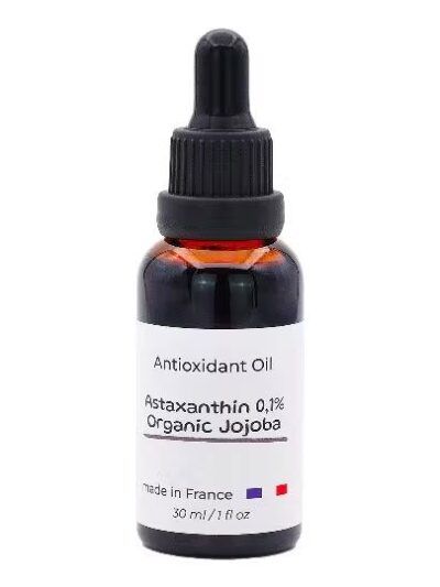 Aceite anti-oxidante y protector de Astaxantin 0.1% en Jojoba organica 30ml