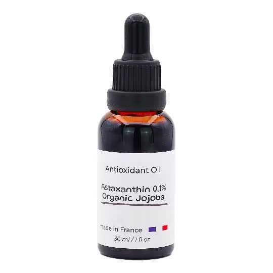 Aceite anti-oxidante y protector de Astaxantin 0.1% en Jojoba organica 30ml