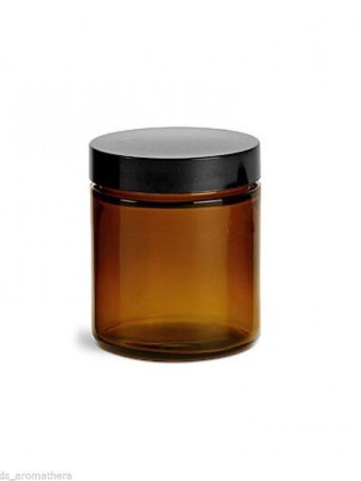 Tarro crema vídrio color ámbar - 60 ml