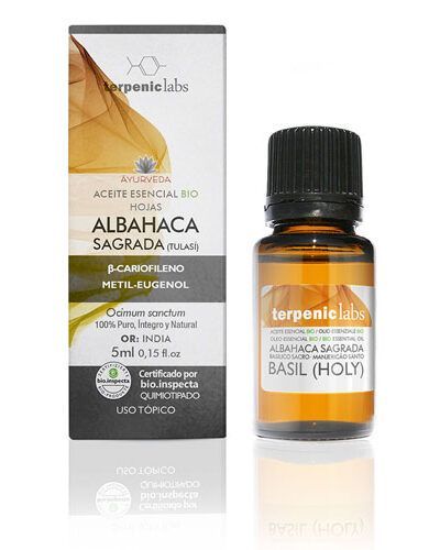 Aceite esencial de Tulsi/Albahaca Sagrada BÍO 5ml
