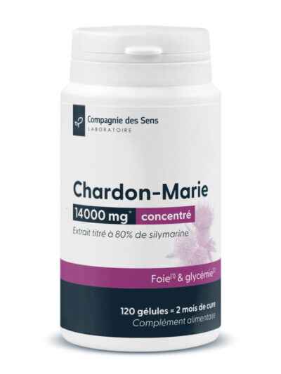 Cardo mariano concentrado – 14.000 mg equivalentes al día