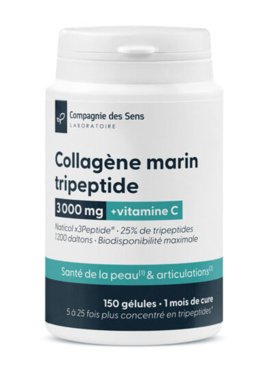Colágeno marino hidrolizado Naticol® - 25% tripéptidos - 1200 Daltons - Enriquecido con vitamina C