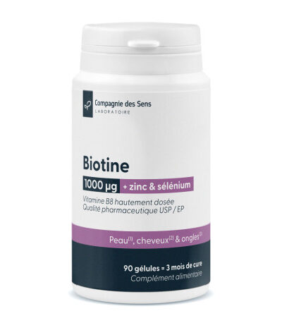 Complejo de Biotina 1000 µg con Zinc y Selenio - 90 cápsulas