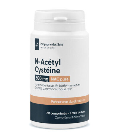 NAC 600 mg – N-acetil-L-cisteína obtenida por biofermentación - 60 comprimidos